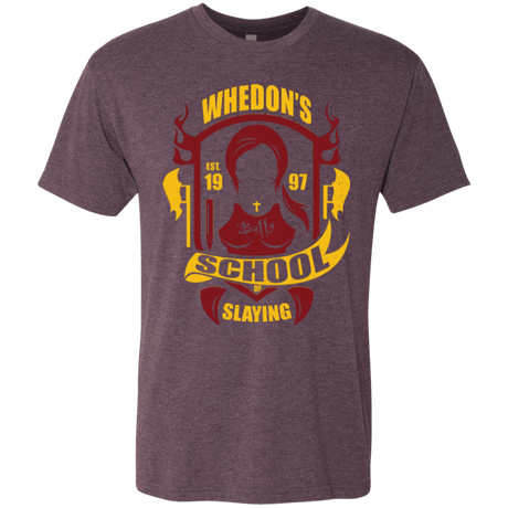 T-Shirts Vintage Purple / Small School of Slaying Men's Triblend T-Shirt