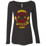 T-Shirts Vintage Black / Small School of Slaying Women's Triblend Long Sleeve Shirt