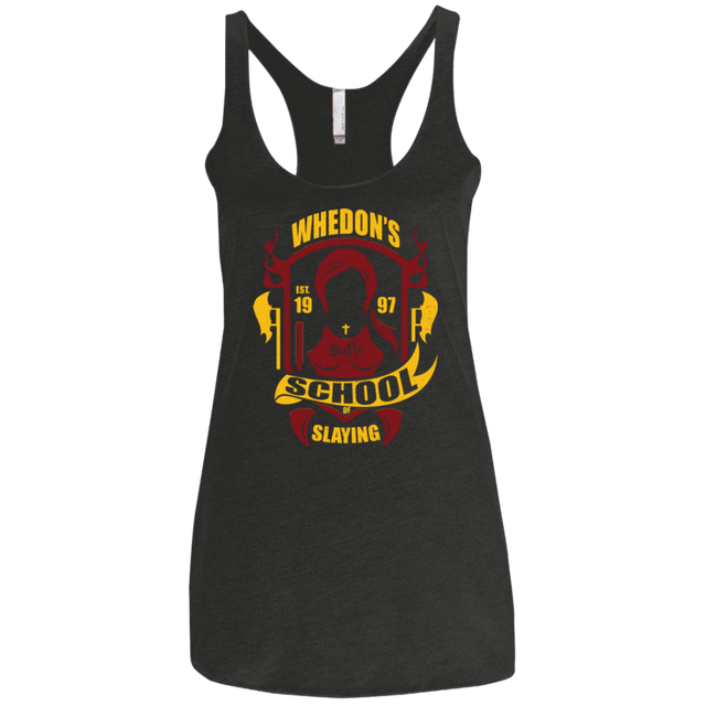 T-Shirts Vintage Black / X-Small School of Slaying Women's Triblend Racerback Tank