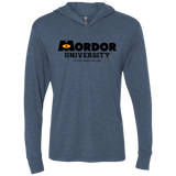 T-Shirts Indigo / X-Small School To Rule Them All Triblend Long Sleeve Hoodie Tee