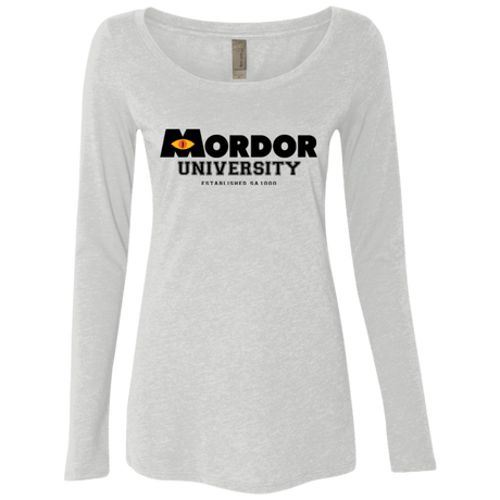 T-Shirts Heather White / Small School To Rule Them All Women's Triblend Long Sleeve Shirt
