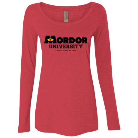 T-Shirts Vintage Red / Small School To Rule Them All Women's Triblend Long Sleeve Shirt