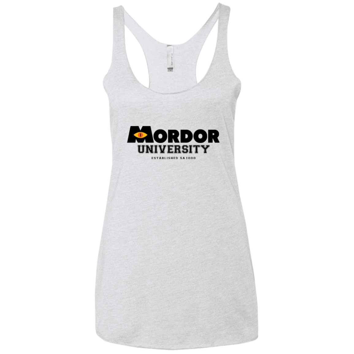 T-Shirts Heather White / X-Small School To Rule Them All Women's Triblend Racerback Tank