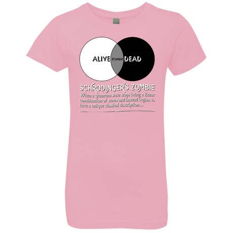 T-Shirts Light Pink / YXS Schrödinger's Zombie Girls Premium T-Shirt