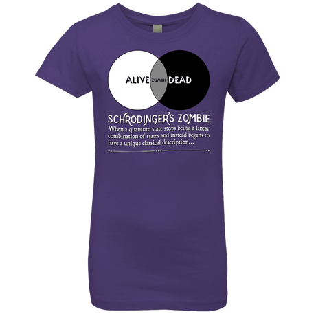 T-Shirts Purple Rush / YXS Schrödinger's Zombie Girls Premium T-Shirt