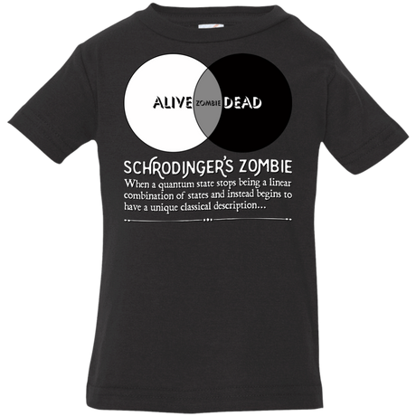 T-Shirts Black / 6 Months Schrödinger's Zombie Infant PremiumT-Shirt