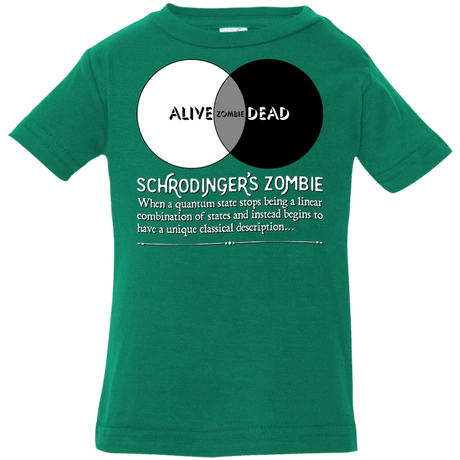 T-Shirts Kelly / 6 Months Schrödinger's Zombie Infant PremiumT-Shirt