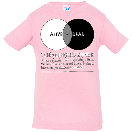 T-Shirts Pink / 6 Months Schrödinger's Zombie Infant PremiumT-Shirt