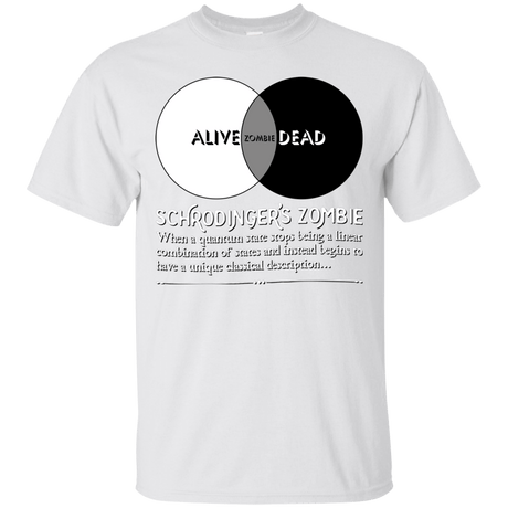 T-Shirts White / Small Schrödinger's Zombie T-Shirt