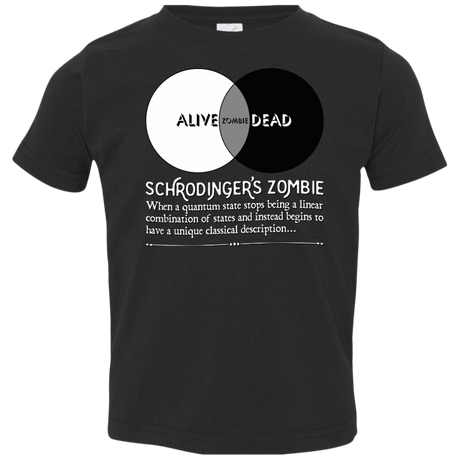 T-Shirts Black / 2T Schrödinger's Zombie Toddler Premium T-Shirt