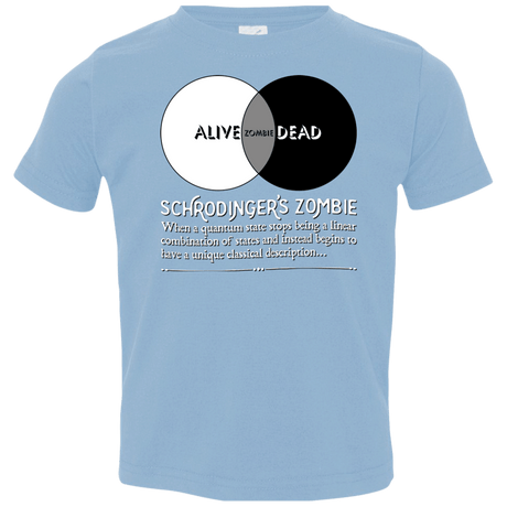 T-Shirts Light Blue / 2T Schrödinger's Zombie Toddler Premium T-Shirt