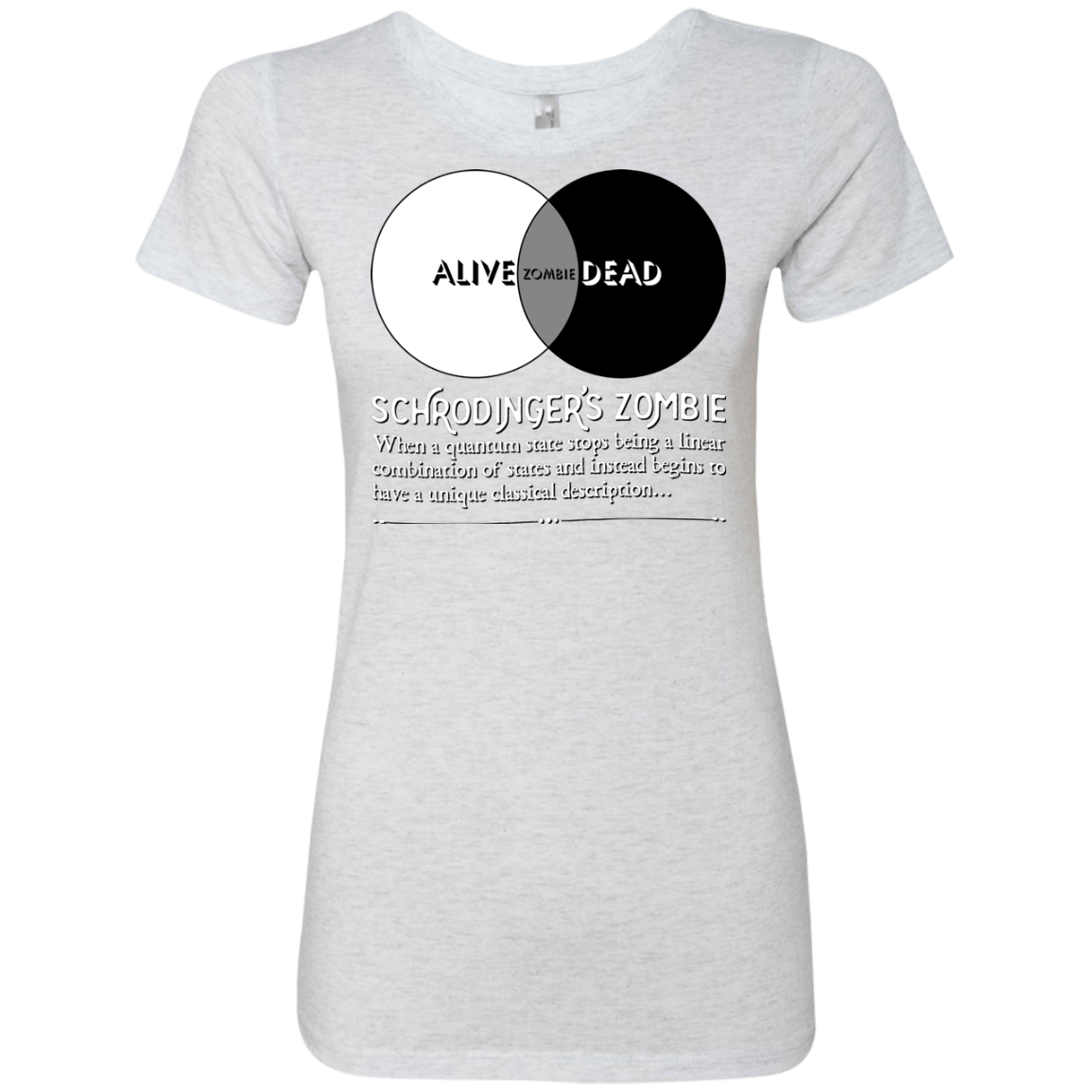 Schrödinger's Zombie Women's Triblend T-Shirt