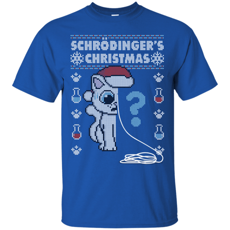 T-Shirts Royal / S Schrodingers Christmas T-Shirt