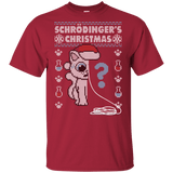 T-Shirts Cardinal / YXS Schrodingers Christmas Youth T-Shirt