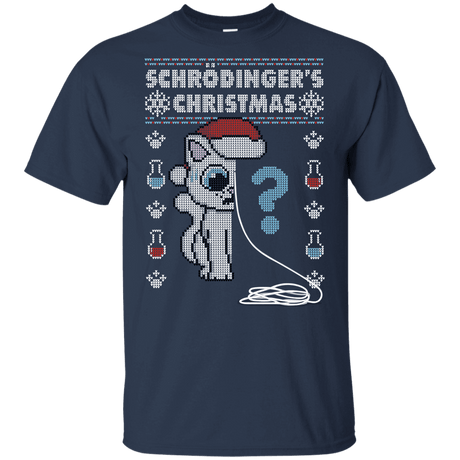 T-Shirts Navy / YXS Schrodingers Christmas Youth T-Shirt