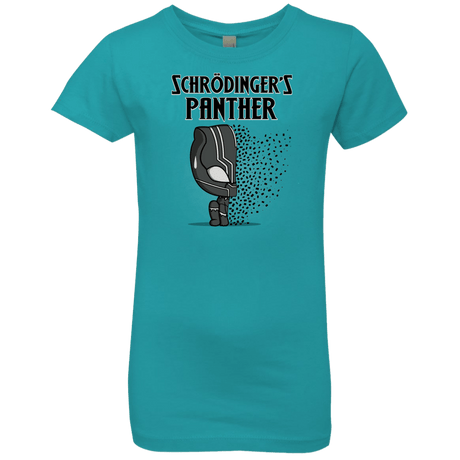 T-Shirts Tahiti Blue / YXS Schrodingers Panther Girls Premium T-Shirt