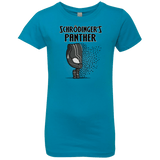 T-Shirts Turquoise / YXS Schrodingers Panther Girls Premium T-Shirt