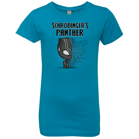 T-Shirts Turquoise / YXS Schrodingers Panther Girls Premium T-Shirt