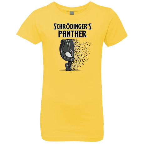 T-Shirts Vibrant Yellow / YXS Schrodingers Panther Girls Premium T-Shirt