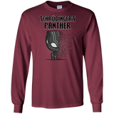 T-Shirts Maroon / S Schrodingers Panther Men's Long Sleeve T-Shirt