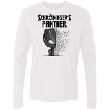 T-Shirts White / S Schrodingers Panther Men's Premium Long Sleeve