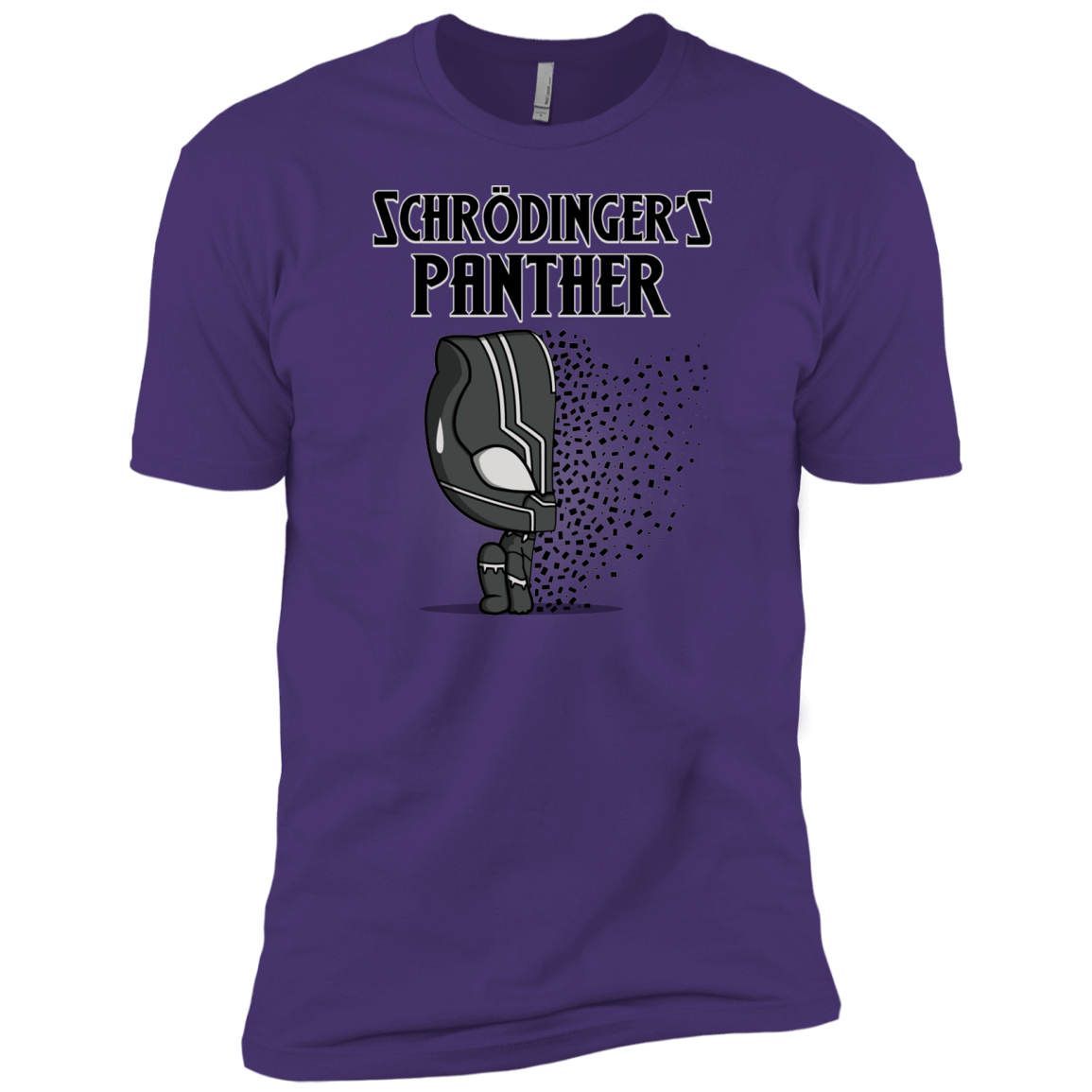 T-Shirts Purple Rush/ / X-Small Schrodingers Panther Men's Premium T-Shirt