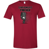 T-Shirts Cardinal Red / S Schrodingers Panther Men's Semi-Fitted Softstyle
