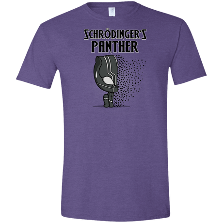 T-Shirts Heather Purple / S Schrodingers Panther Men's Semi-Fitted Softstyle
