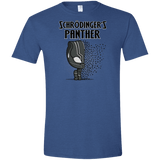T-Shirts Heather Royal / X-Small Schrodingers Panther Men's Semi-Fitted Softstyle