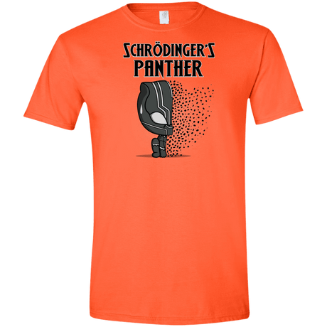 T-Shirts Orange / S Schrodingers Panther Men's Semi-Fitted Softstyle