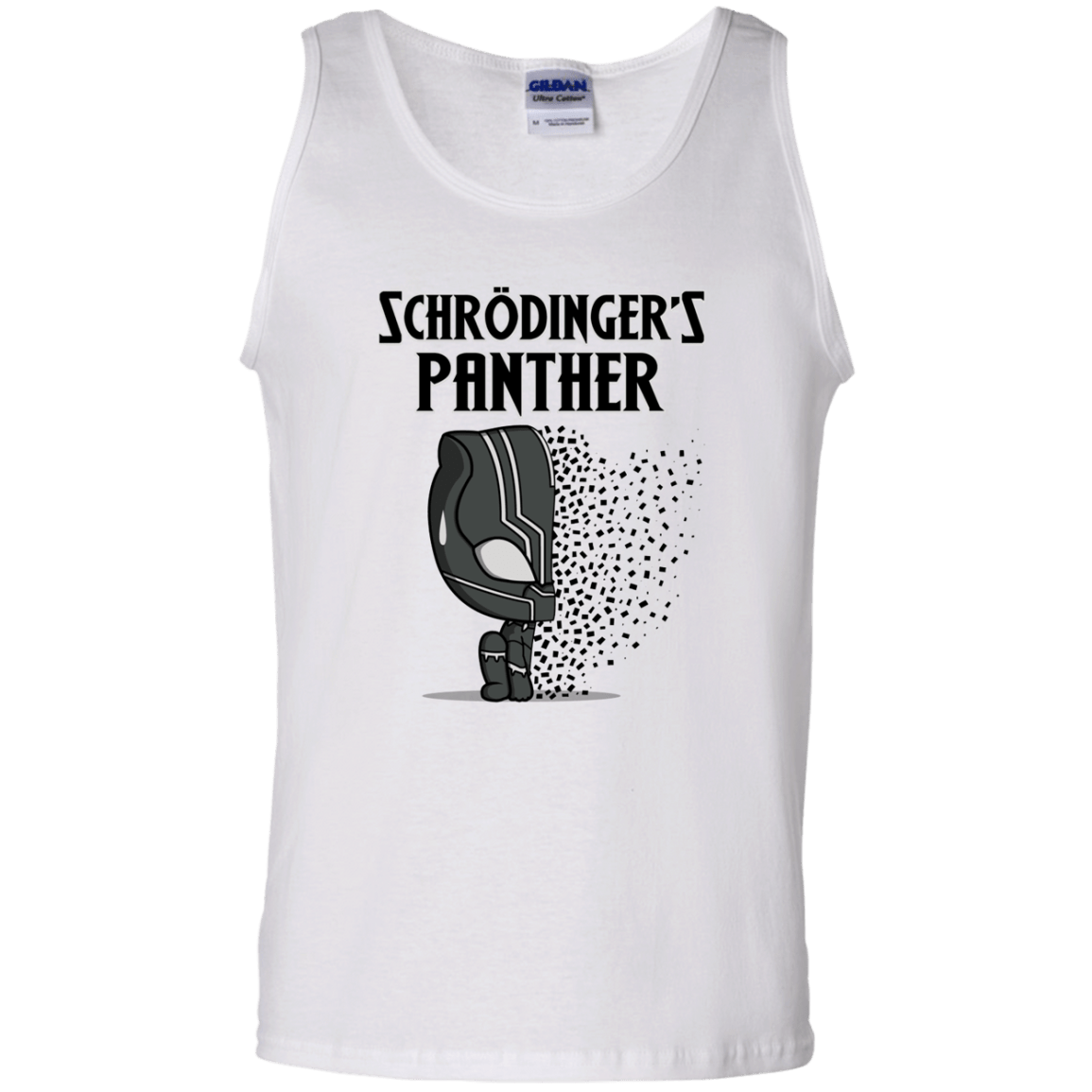 T-Shirts White / S Schrodingers Panther Men's Tank Top