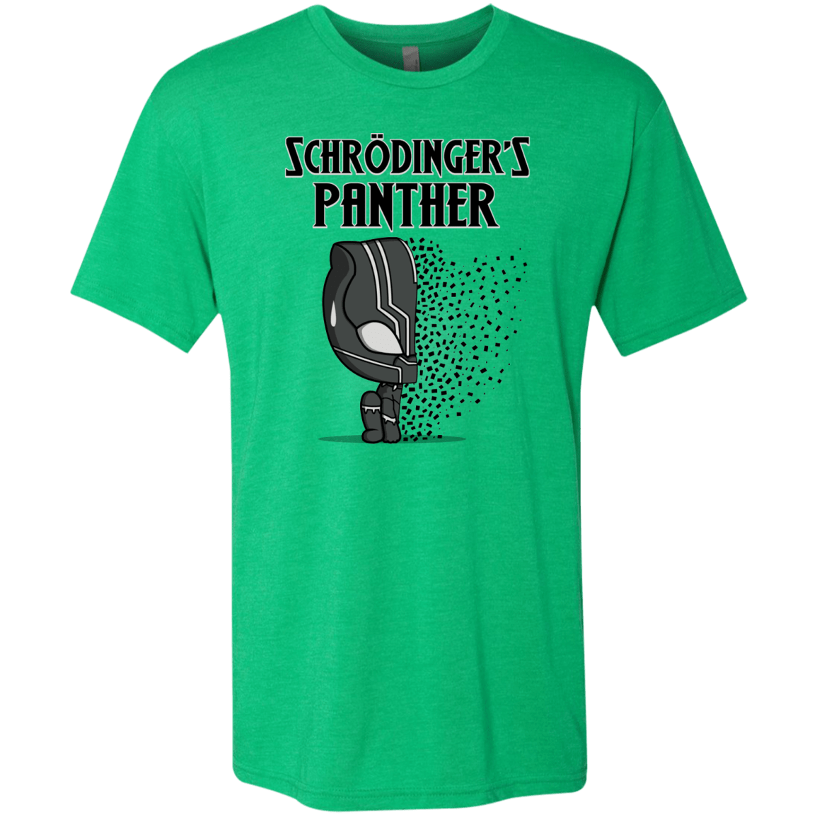 T-Shirts Envy / S Schrodingers Panther Men's Triblend T-Shirt