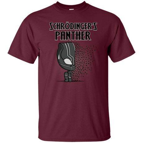 T-Shirts Maroon / S Schrodingers Panther T-Shirt