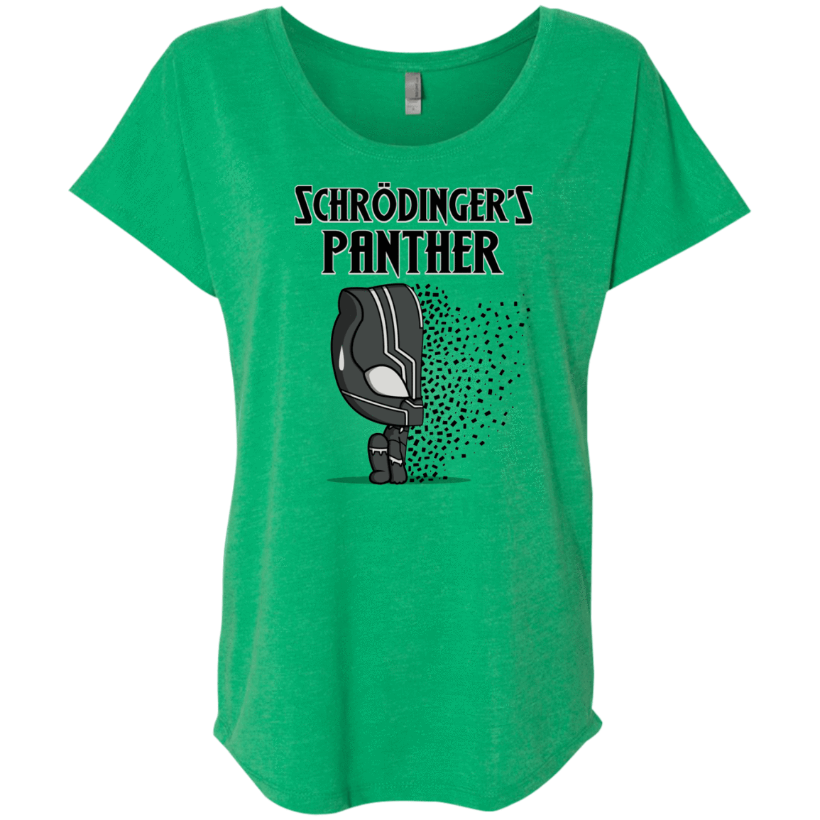 T-Shirts Envy / X-Small Schrodingers Panther Triblend Dolman Sleeve