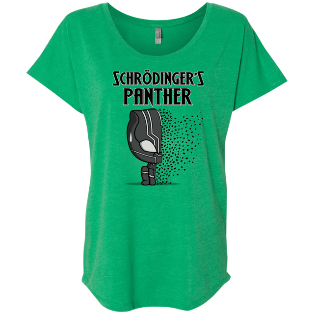 T-Shirts Envy / X-Small Schrodingers Panther Triblend Dolman Sleeve