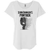 T-Shirts Heather White / X-Small Schrodingers Panther Triblend Dolman Sleeve