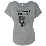 T-Shirts Premium Heather / X-Small Schrodingers Panther Triblend Dolman Sleeve