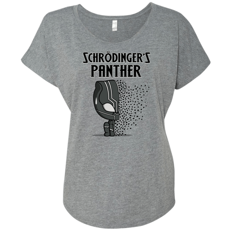 T-Shirts Premium Heather / X-Small Schrodingers Panther Triblend Dolman Sleeve