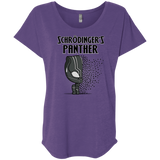 T-Shirts Purple Rush / X-Small Schrodingers Panther Triblend Dolman Sleeve