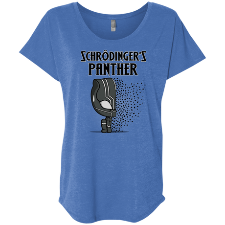 T-Shirts Vintage Royal / X-Small Schrodingers Panther Triblend Dolman Sleeve
