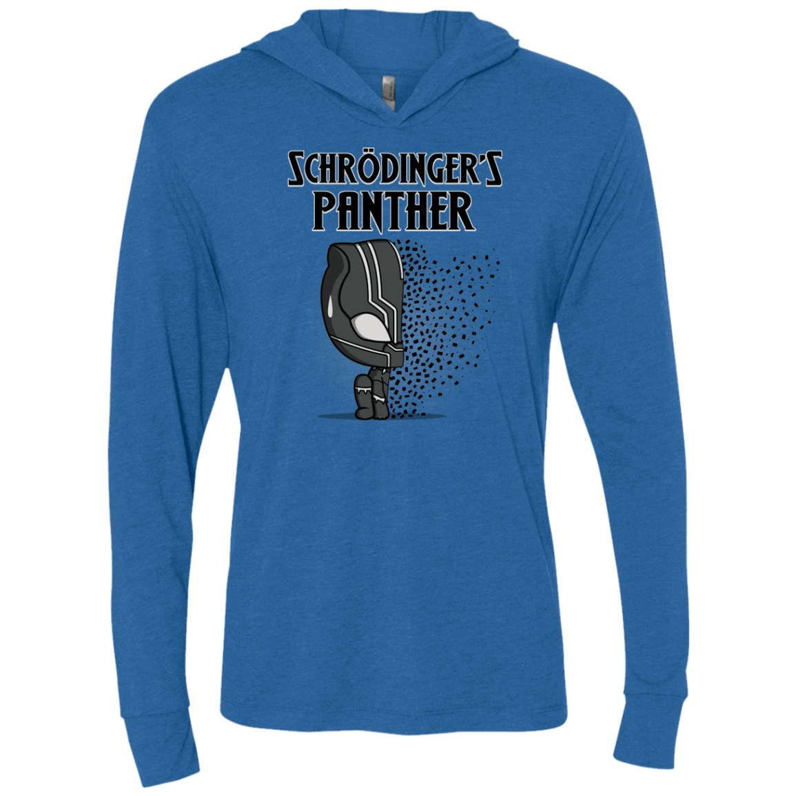 T-Shirts Vintage Royal / X-Small Schrodingers Panther Triblend Long Sleeve Hoodie Tee