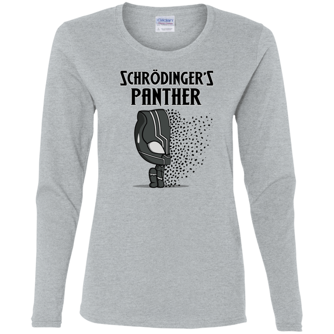 T-Shirts Sport Grey / S Schrodingers Panther Women's Long Sleeve T-Shirt