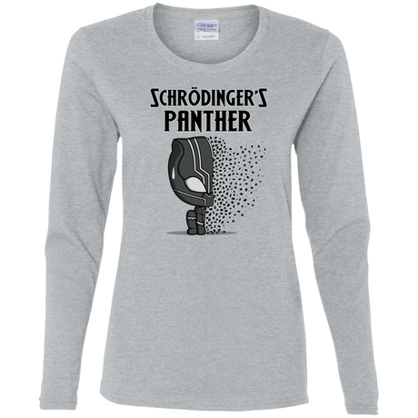 T-Shirts Sport Grey / S Schrodingers Panther Women's Long Sleeve T-Shirt
