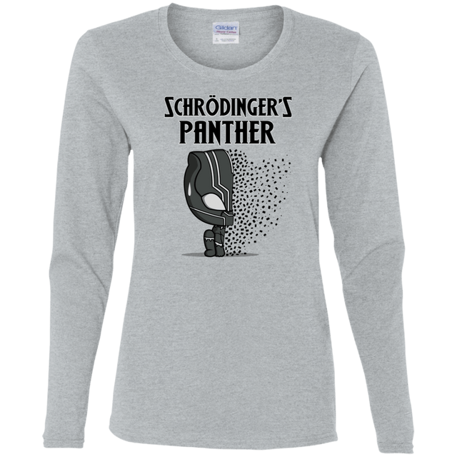 T-Shirts Sport Grey / S Schrodingers Panther Women's Long Sleeve T-Shirt