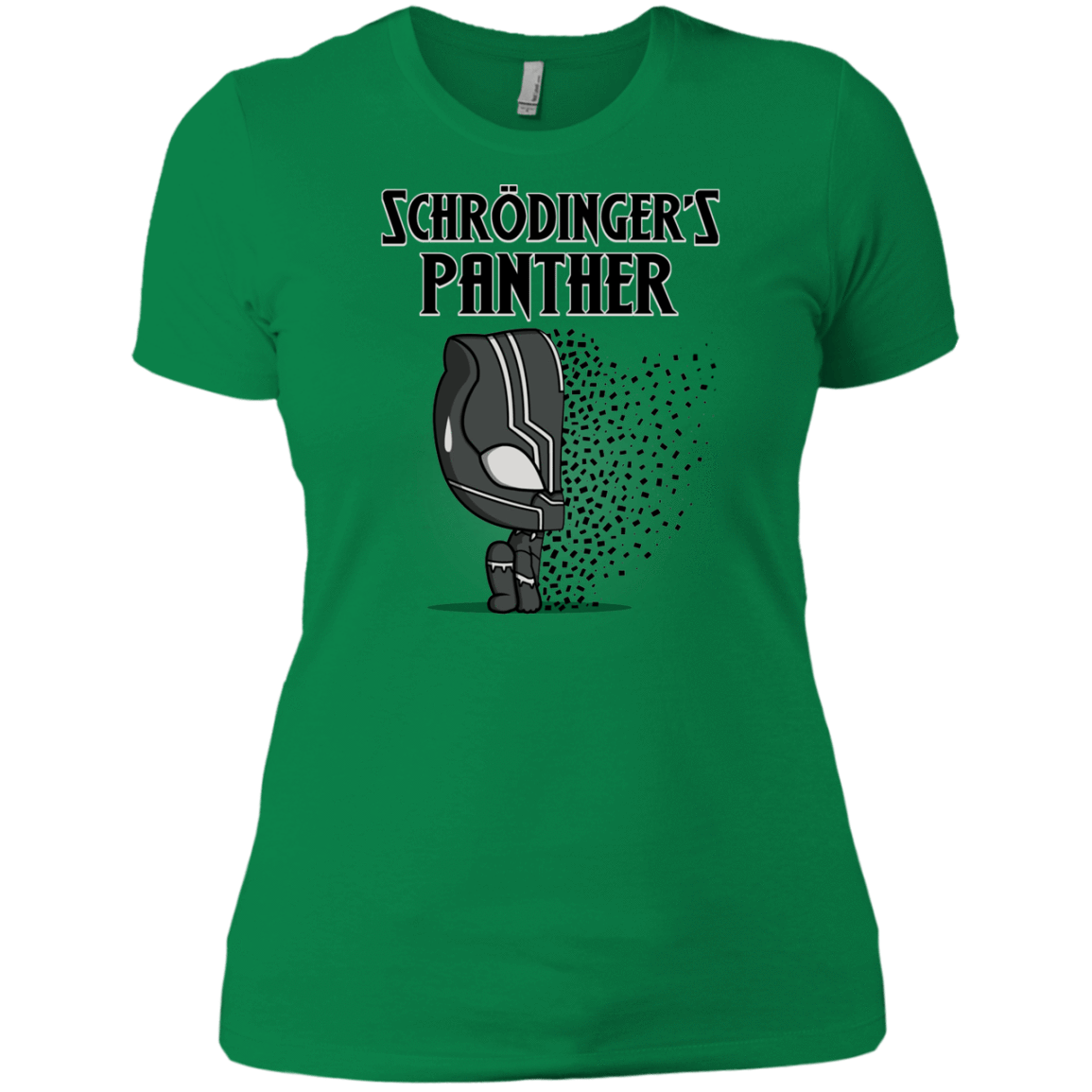 T-Shirts Kelly Green / X-Small Schrodingers Panther Women's Premium T-Shirt