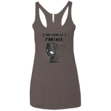T-Shirts Macchiato / X-Small Schrodingers Panther Women's Triblend Racerback Tank