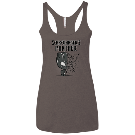 T-Shirts Macchiato / X-Small Schrodingers Panther Women's Triblend Racerback Tank