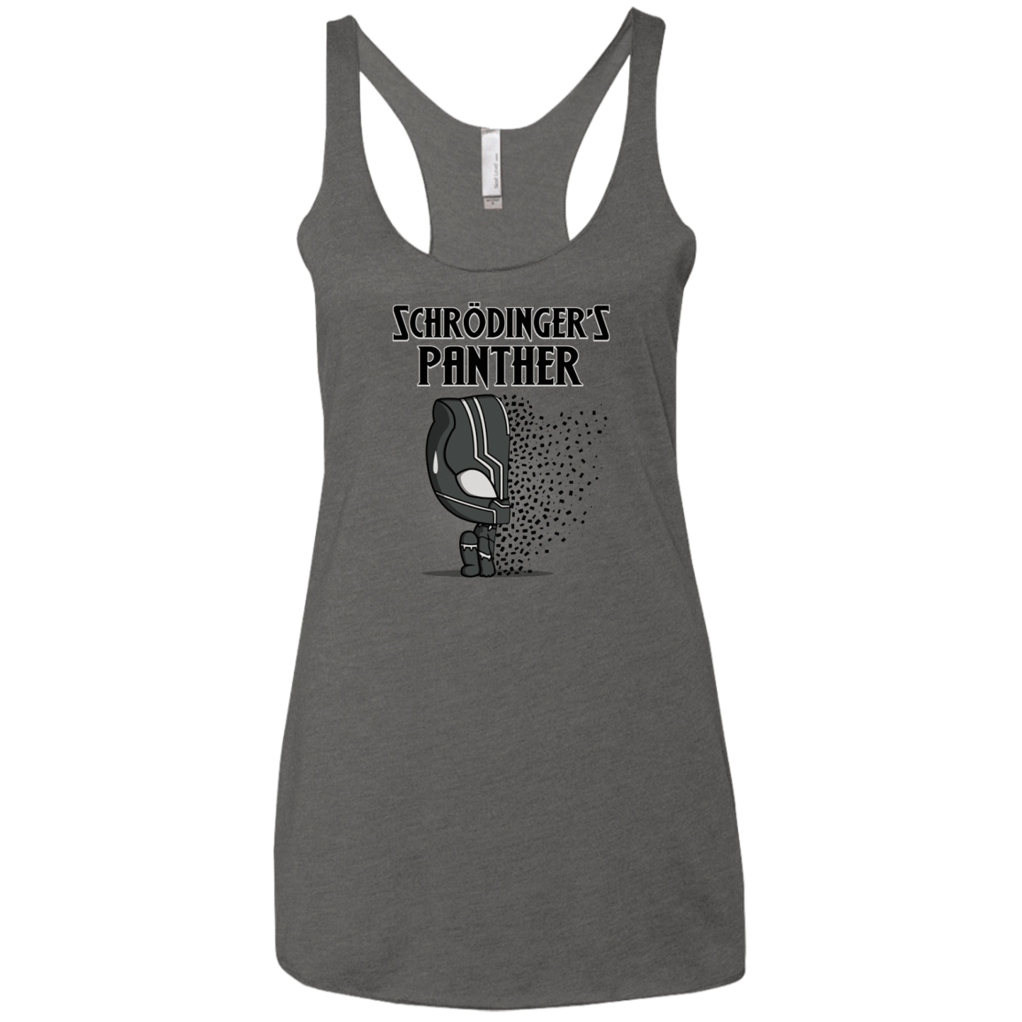 T-Shirts Premium Heather / X-Small Schrodingers Panther Women's Triblend Racerback Tank
