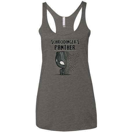 T-Shirts Premium Heather / X-Small Schrodingers Panther Women's Triblend Racerback Tank
