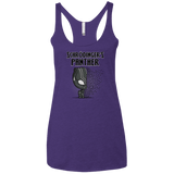 Schrodingers Panther Women's Triblend Racerback Tank